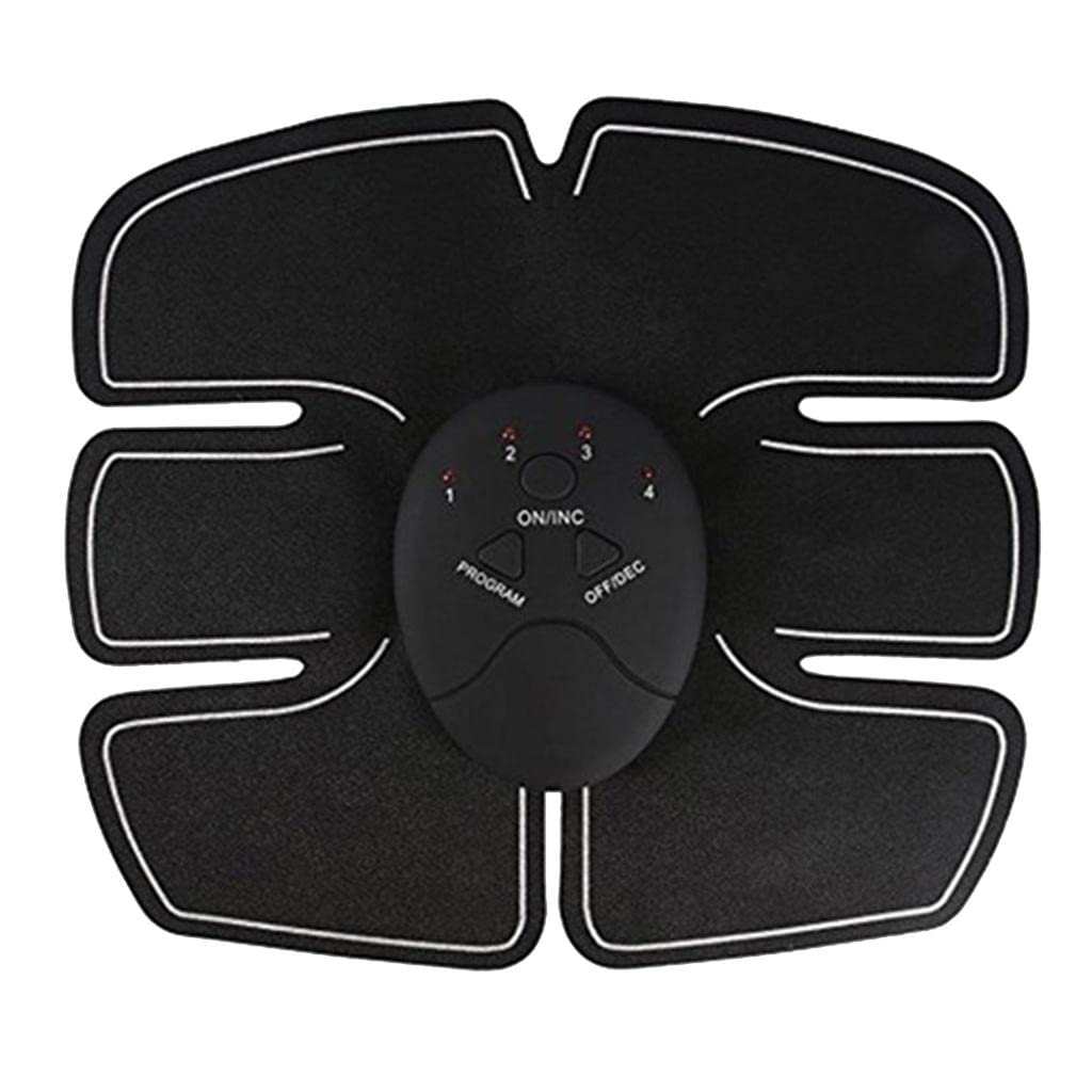 6 Pack Abs Stimulator Wireless | Rechargeable Abdominal & Muscle Exerciser Training Device | Body Massager Fitness Abs Maker for Men & Women