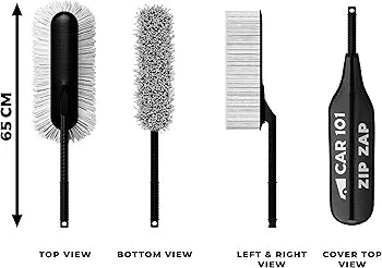 Car Cleaning Brush | Gentle Dust Brush for Interior Dashboard, Seats & Exterior Surfaces | Soft & Efficient Detailing Tool (1 Pc)