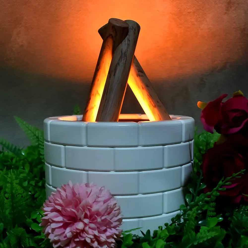 Flame Essential Oil Diffuser | Bonfire Shaped Multi-Function Aroma Diffuser & Humidifier (1 Pc)
