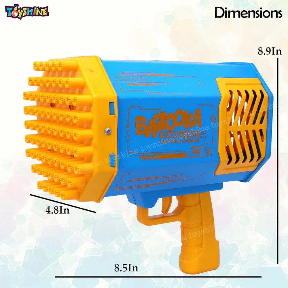 Bubble Gun Machine for Kids | Automatic Soap Bubble Blower with Light & Sound | Fun Outdoor Toy