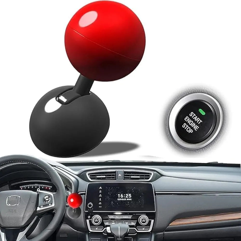 Car Push Start Button Rocker  Cover Ball Design (1 Pc)
