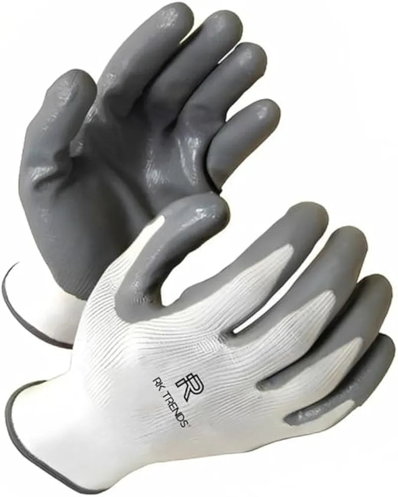 Gardening Gloves for Men & Women | Heavy Duty Leather Work Gloves for Yard, Farming & Outdoor Use (1 Pair)
