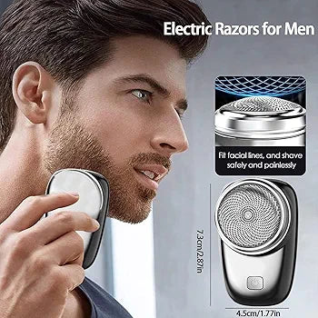 Electric Shaver & Hair Clipper | Powerful Portable Trimmer for Men | Rechargeable Beard & Mustache Grooming Machine (1 Pc)