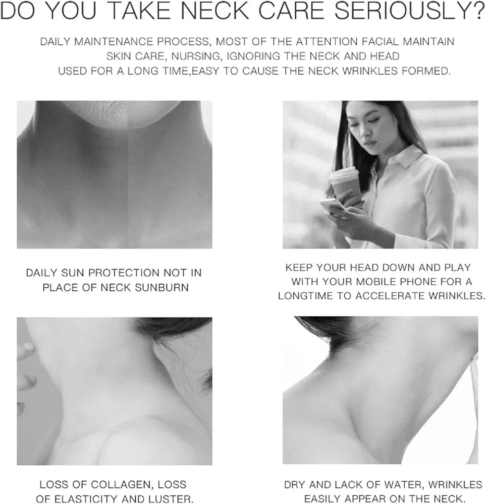 Wrinkle Removal & Skin Tightening Tool | Neck and Face Firming Device | Anti-Aging Massager for Lifting, Collagen Boost & Rejuvenated Skin