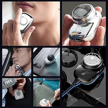 Electric Shaver & Hair Clipper | Powerful Portable Trimmer for Men | Rechargeable Beard & Mustache Grooming Machine (1 Pc)
