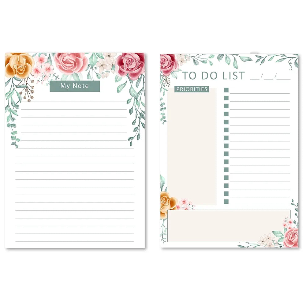 Grocery Shopping List Fridge Magnet with Marker | Magnetic Whiteboard Notepad for Kitchen & Home Décor