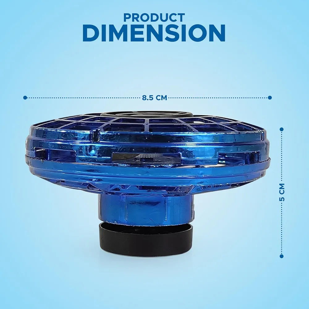 Flying Orb Ball Spinner | Magic Hand-Controlled Hover Toy with LED Lights | Outdoor & Indoor Fun for Kids & Adults (Assorted Color)