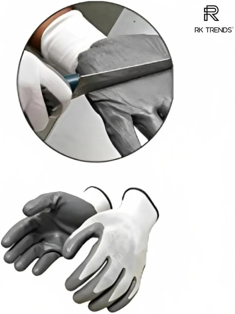 Gardening Gloves for Men & Women | Heavy Duty Leather Work Gloves for Yard, Farming & Outdoor Use (1 Pair)