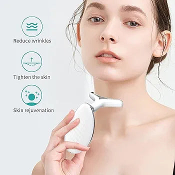 Wrinkle Removal & Skin Tightening Tool | Neck and Face Firming Device | Anti-Aging Massager for Lifting, Collagen Boost & Rejuvenated Skin