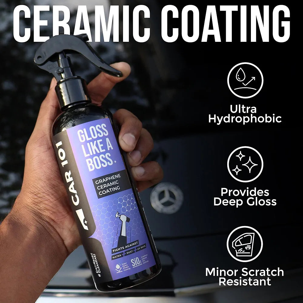 Wax Liquid Multi-Functional Car Coating Spray (Pack of 2) | High Gloss, Scratch Protection & Water Repellent Formula for Long-Lasting Shine