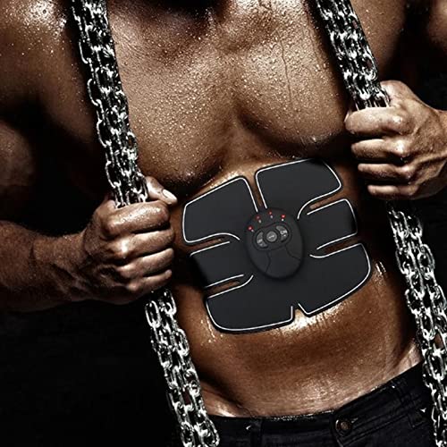 6 Pack Abs Stimulator Wireless | Rechargeable Abdominal & Muscle Exerciser Training Device | Body Massager Fitness Abs Maker for Men & Women