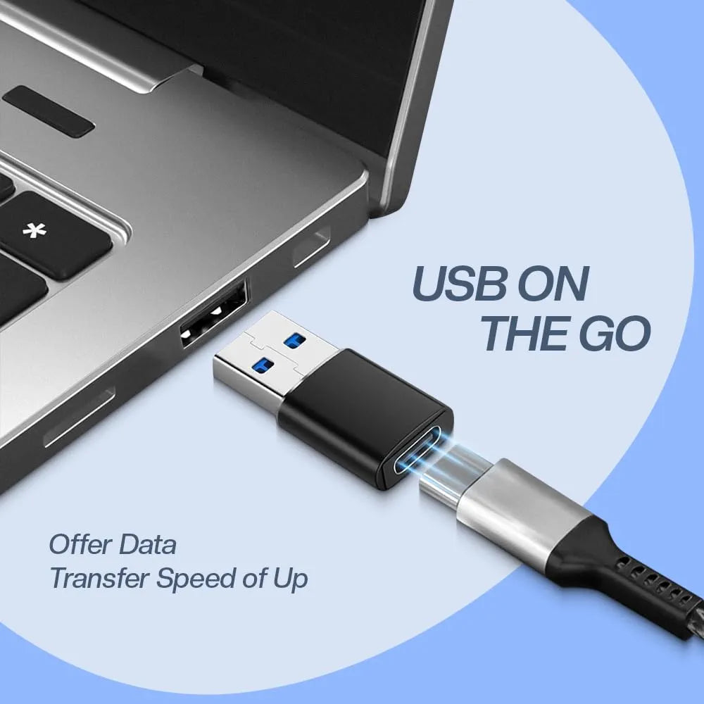 USB Type-C OTG Adapter | Portable USB-C to USB Converter for Mobile & Laptop