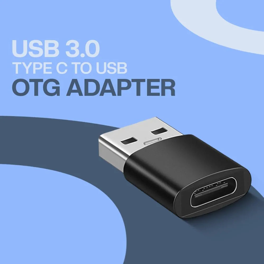 USB Type-C OTG Adapter | Portable USB-C to USB Converter for Mobile & Laptop