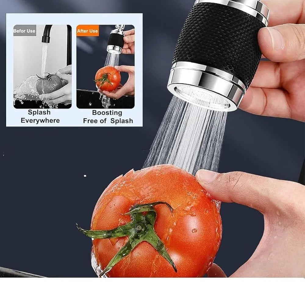 3 Modes Kitchen Sink Faucet | 360° Rotatable Tap Nozzle with Adjustable Spray Modes – Jet, Shower & Mist | Water Saving Faucet for Home & Kitchen